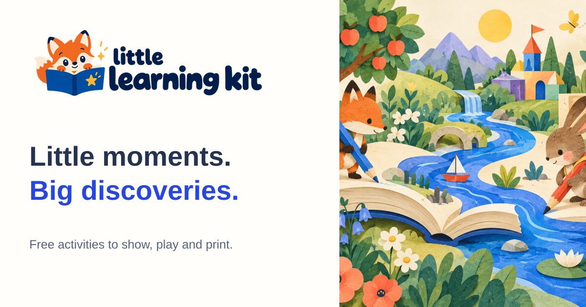 Free shapes & colours worksheets and activities | Little Learning Kit